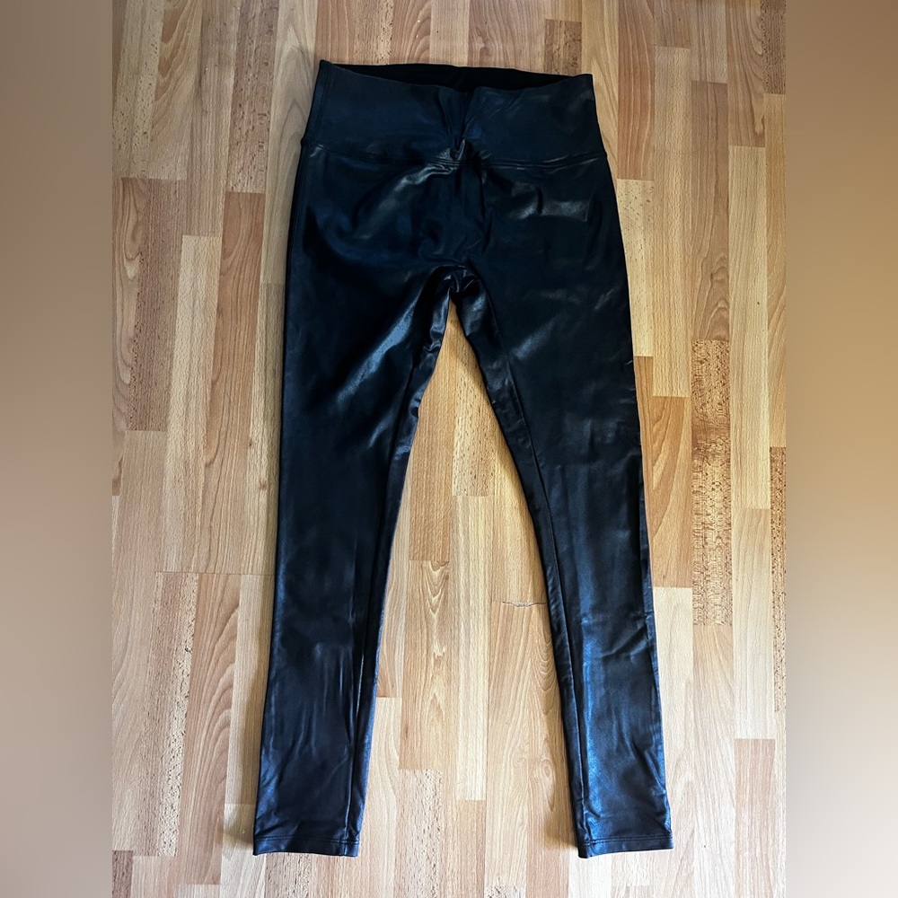 Primark Black Faux Leather Pants